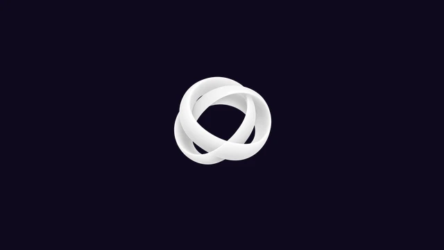 The Orbital rings logo in white on a dark background
