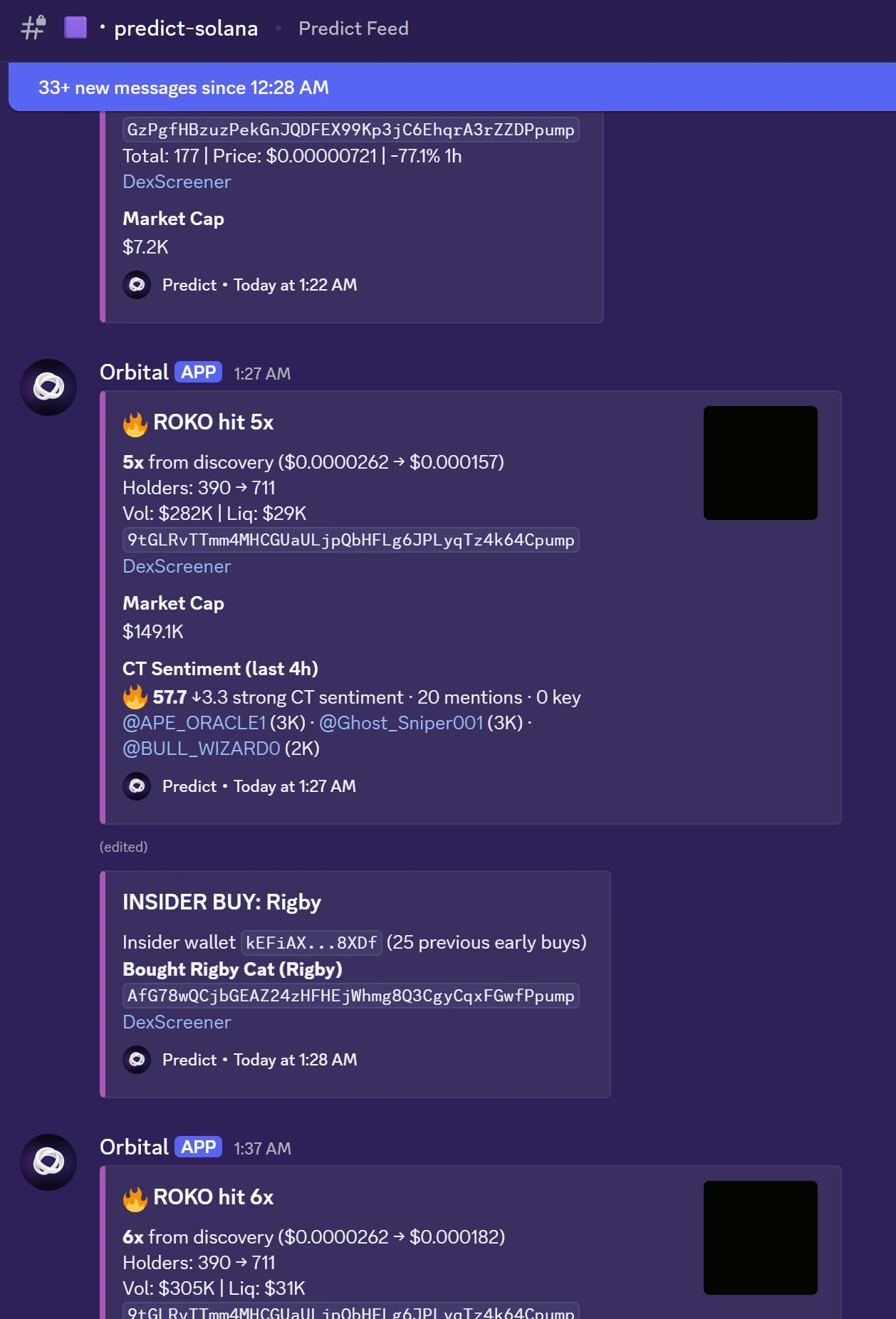 Predict alerts delivered to Discord